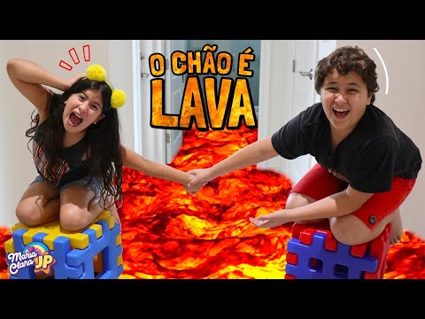♫ MÚSICA O CHÃO É LAVA 🔥 The Floor is Lava - Children Song by Maria Clara e JP