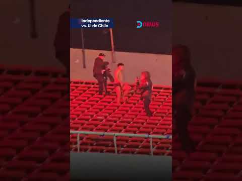⚠️ Batalla campal en el partido Independiente - U. de chile