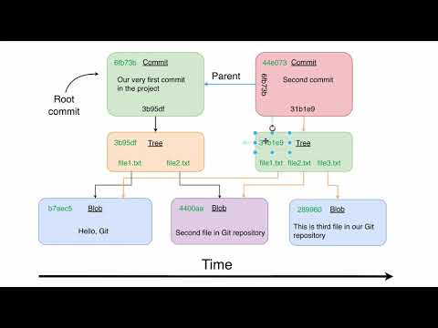 Learn Basic Git operations 49 Current diagram of Git repository - Mind ...