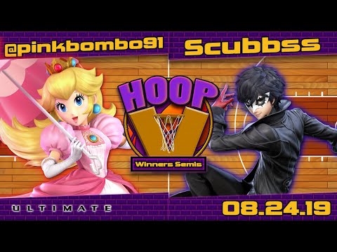 @pinkbombo91 (Peach, Palutena) vs. Scubbss (Joker, Lucina) - Winners Semis   Hoop V