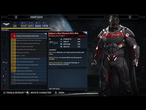 The 1%Man - Batman Legendary Gear Unlocked | Injustice 2