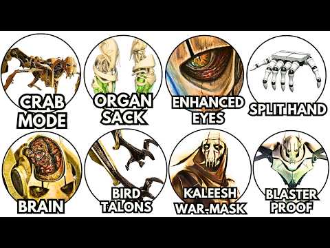 Every Piece of General Grievous's Armour EXPLAINED