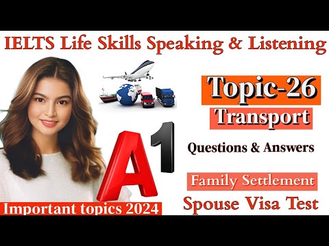 IELTS A1 Life Skills Speaking|| Important Topic|| New Topic 2024|| IELTS UKVI Spouse Visa|| Topic 26