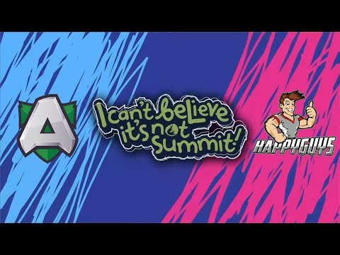 ALLIANCE vs HAPPY GUYS - NOT DOTA SUMMIT! 2018