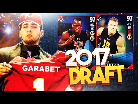 I PULLED MCCAFFREY AND JOHN ROSS!!! 2017 DRAFT CLASS SQUAD BUILDER MADDEN 17 ULTIMATE TEAM