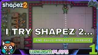 I Tried Shapez 2 Blind and Built Immediate Garbage