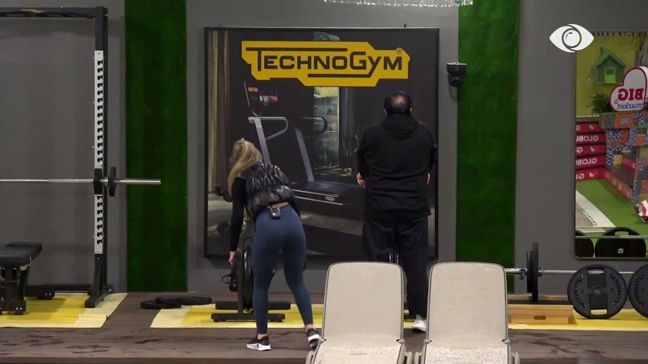 Vesa dhe Gazi bëjnë ushtrime në palestrën e shtëpisë! - Big Brother Albania Vip 3
