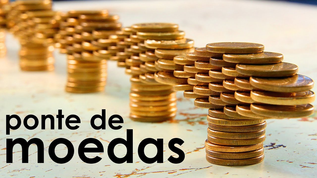 Como fazer uma ponte de moedas (DESAFIO + EXPERIÊNCIA)