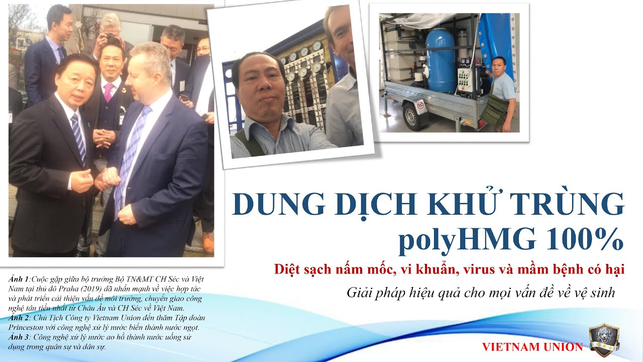 DUNG DỊCH KHỬ TRÙNG PolyHMG 100%