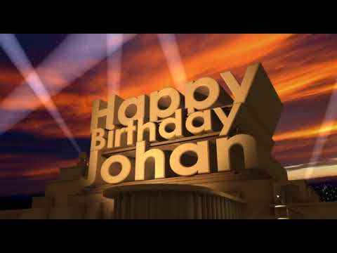 Happy Birthday Johan