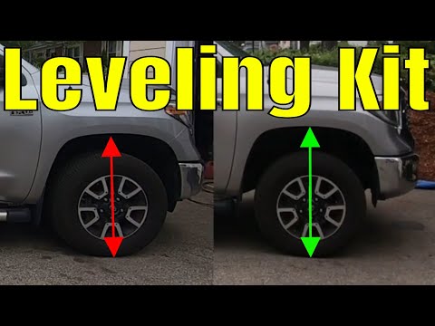 Toyota Tundra leveling kit install