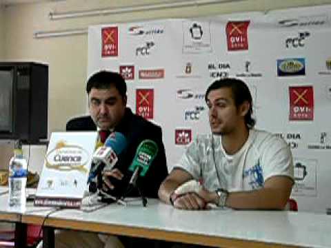 Rueda de Prensa Evaristo Cañas y Diego Pérez-Marne 27 de may. de 2010