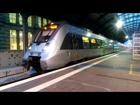 Ausfahrt der S3 in Halle(Saale) Hbf❗