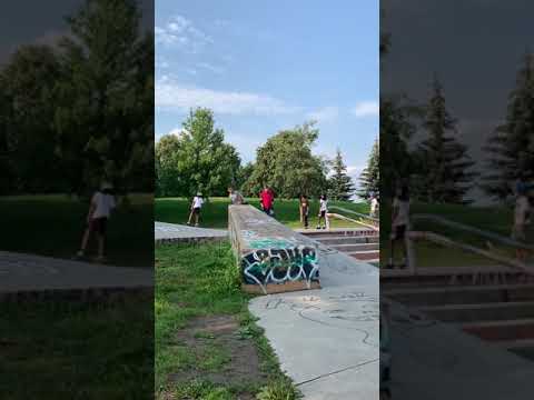 He got so scared to skate the stairs