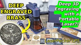 This Portable Laser Engraver Blew Me Away! 🔥 Deep Engraving on Brass, Wood & More! LaserPecker LP5