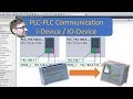 TIA Portal IO Devices PLC PLC Communication