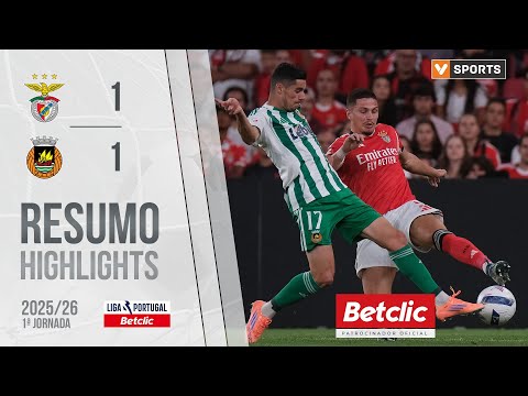 Resumo: Benfica 1-1 Rio Ave (Liga 25/26 #1)