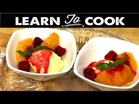 How to Make Peach Melba