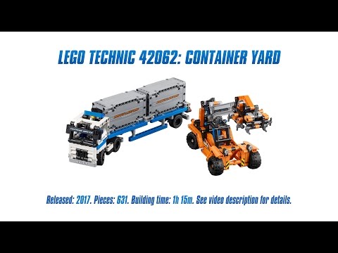 Vidéo LEGO Technic 42062 : Le transport du conteneur