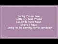 'Lucky' Lyrics - Nora & Robin | The Battles | The Voice van Vlaanderen