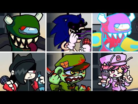 Friday Night Funkin' -  Ejected but everytime it's Impostor turn a Different Skin Mod is used