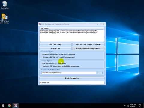 TIFF To Word Doc Converter Software