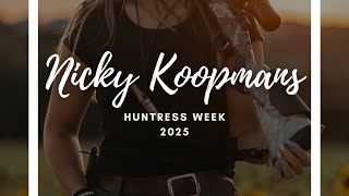 Nicky Koopmans Huntress Week 2025 Hunter Gatherer Cooking