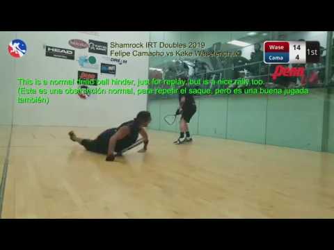 Racquetball Rules & Examples Avoidable Hinder #7 ( Obstrucción Evitable )