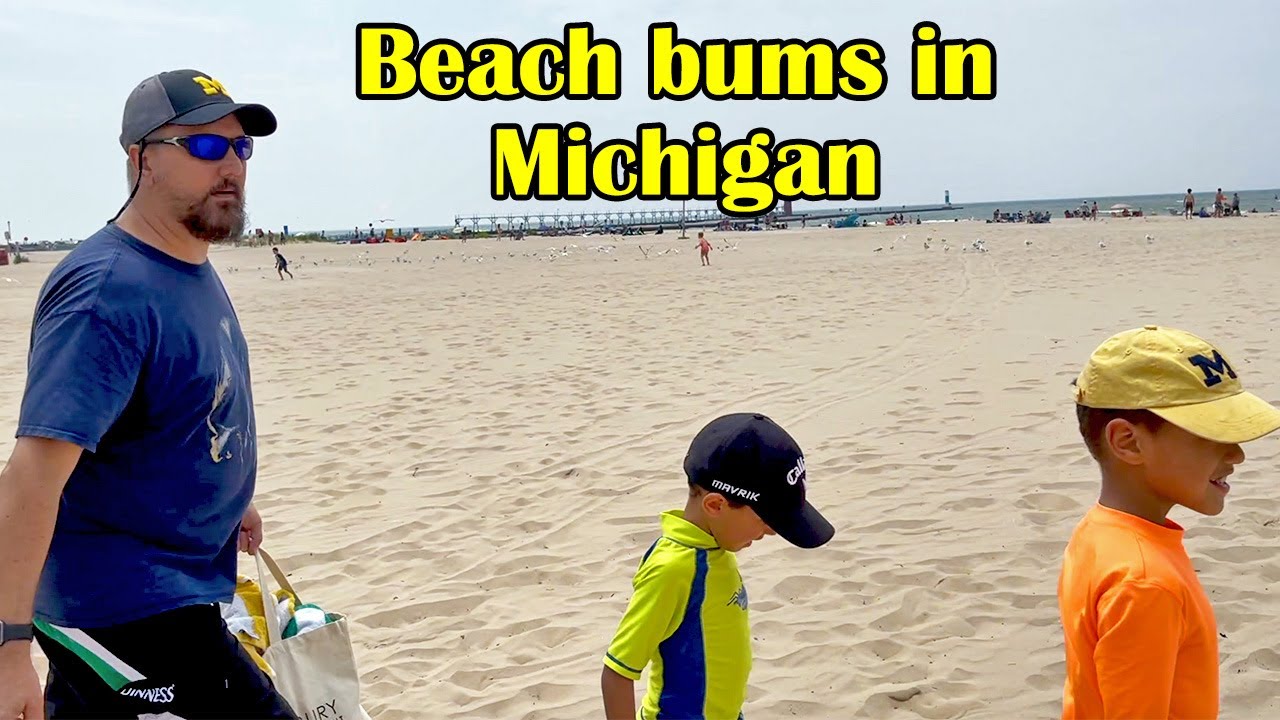 Downtown Grand Rapids and a Day at the Beach (South Haven Michigan)