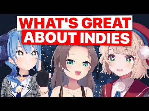 What's Great About Indie Vtubers By Suisei, Matsuri & Ui-mama (Hololive) [Eng Subs]