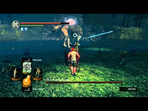 Dark Souls : ONESHOT of Great Grey Wolf Sif *EASY KILL*
