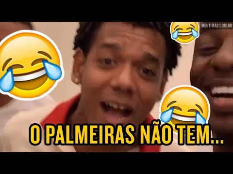 Romarinho faz a festa e canta: 'Palmeiras no tem mundial!'