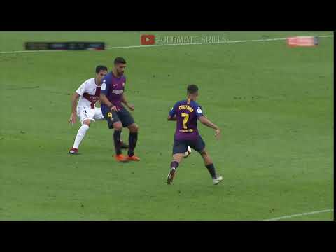 Philippe Coutinho Backheel pass vs Huesca HD 1080p