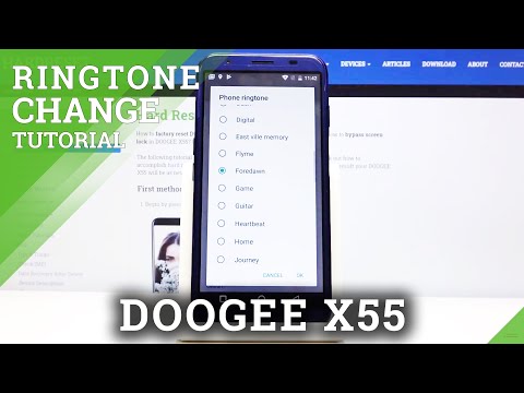How to Change Ringtone in DOOGEE X55 – Find Ringtone List