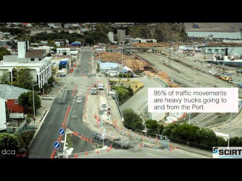 Norwich Quay, Lyttelton, timelapse of earthquake damaged road surface repairs