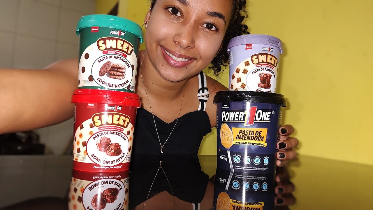 Resenha pastas de amendoim Power one sweet