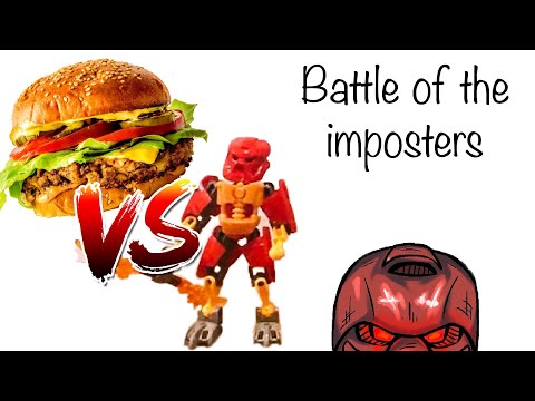 Knockoff Bionicle VS Veggie Burger
