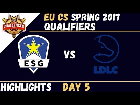 ESG vs DLC | Highlights | EU CS Qualifier 2017 Day 5 | Euronics Gaming vs Team LDLC