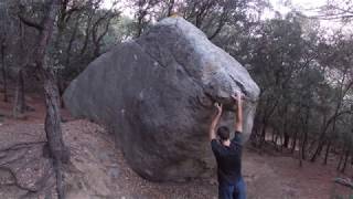 Video thumbnail of Aerodinamite, 6b+. Can Boquet