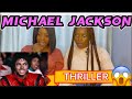 OUR FIRST TIME HEARING Michael Jackson - THRILLER (Official Video) REACTION/ THIS WAS MIND BLOWING!!