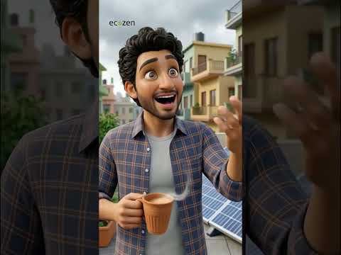 Smart Suresh busting a solar myth: “Mera bill toh already kam hai… solar se kya fayda?” 🤔 Fuffa ji ka doubt clear