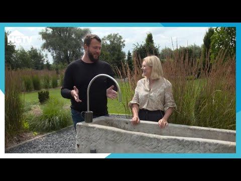 Stworzył oryginalne miejsce do mycia rąk z KORYTA! [Nowa Maja w ogrodzie]