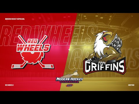 MH Superliga 2024/2025 1. zápas semifinále GRIFFINS vs RED WHEELS 6:2 - celý zápas