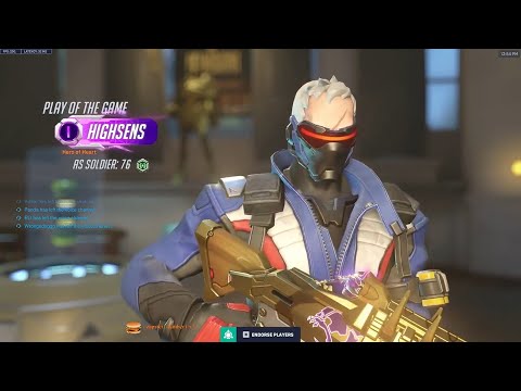 POTG! THE BEST SOLDIER 76 IN THE WORLD - DAFRAN ! SOLDIER 76 OVERWATCH 2 SEASON 18 GAMEPLAY