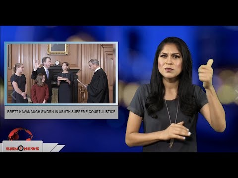 Sign1News 10.7.18 - News for the deaf community powered by CNN in American Sign Language (ASL)