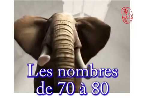 les nombres de 70 à 80