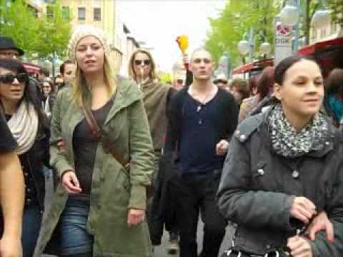 Hypercat Flashmob in Mannheim 14.4.2012