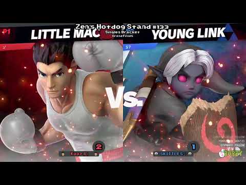 Kwaz (Little Mac) vs SKITTLES!! (Young Link) @ Zen's Hotdog Stand #133