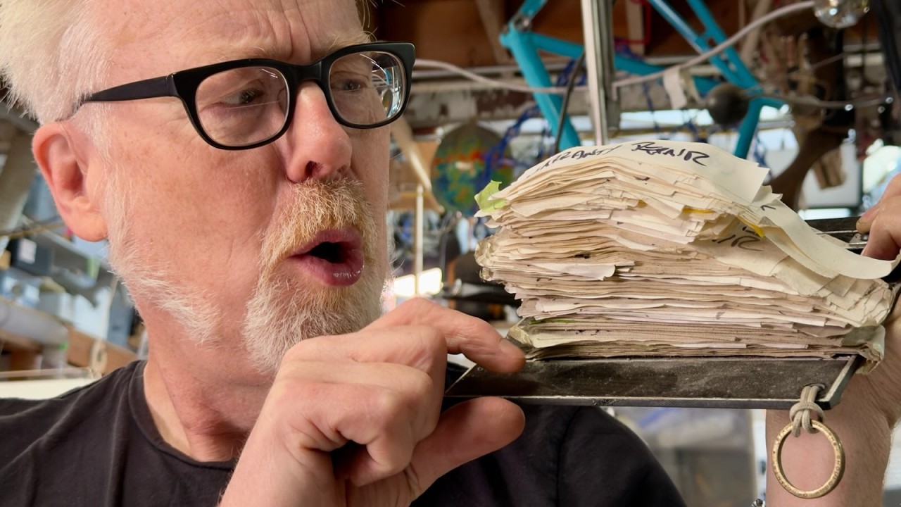 Adam Savage's Live Streams: Tuesday, April 28, at noon PT