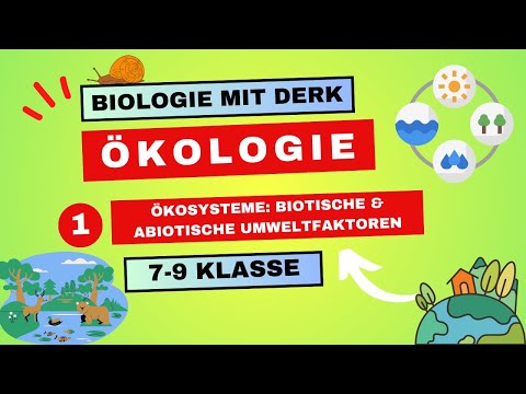 Ökologie | 1 | Ökosysteme: Biotische & Abiotische Umweltfaktoren | 7 - 9 Klasse